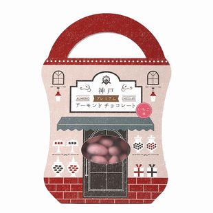 神戸プレミアムアーモンドチョコレート ストロベリー ロゴ１
